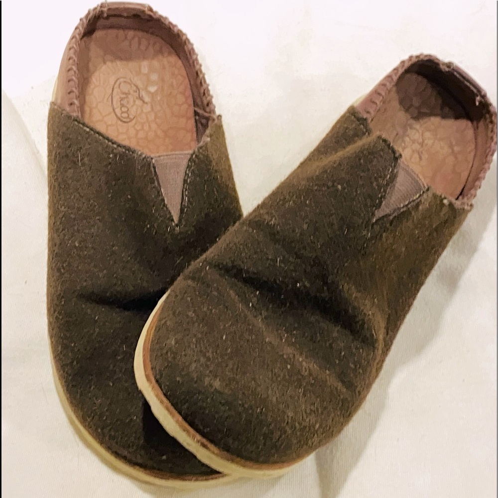 Chaco Harper Wool Slides in Spice Color